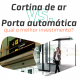 Cortina de ar vs. Porta automática